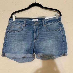 Loft cuffed denim shorts